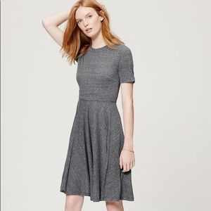 LOFT Melange Flare Dress